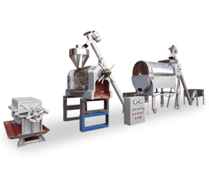 Petite ligne de production de pétrole